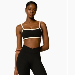 437 The Micro Bra Black / Cream Size XL
